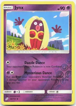 Jynx 68/181 Uncommon Team Up Pokemon Reverse Holo NM/M - Image 1