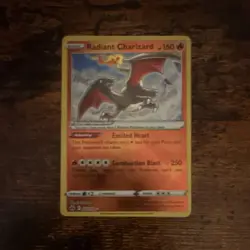 Pokemon TCG Radiant Charizard 020/159 Crown Zenith Holo - Image 1