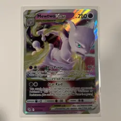 Pokemon TCG Mewtwo Vstar Pokemon Go 031/078 Holo Ultra Rare - Image 1