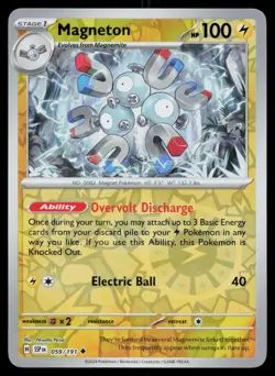 Magneton Uncommon Reverse Holo Surging Sparks SSP 059/191 Pokemon NM 2024 - Image 1