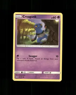 Croagunk 56/156 Common Ultra Prism Pokemon Near Mint - Image 1