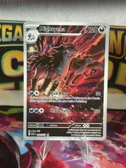 Pokemon TCG Ascended Heroes Mightyena 243/217 Illustration Rare NM FAST SHIPPING - Image 1