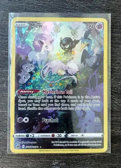 Pokemon MEW GG10 SWSH: Crown Zenith: Galarian Gallery Holo NM - Image 1