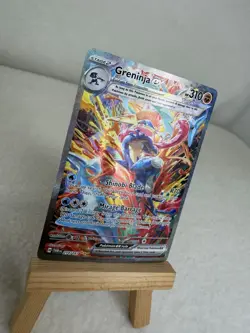 Pokemon TCG Greninja ex 214/167 Sv06 Twilight Masquerade SIR NM Creased - Image 2