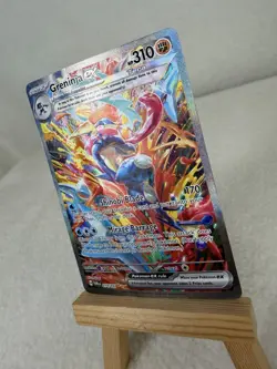 Pokemon TCG Greninja ex 214/167 Sv06 Twilight Masquerade SIR NM Creased - Image 3
