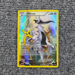 Arceus XY83 Full Art Black Star Promo Pokemon TCG Holo MP Moderately Played - Image 1