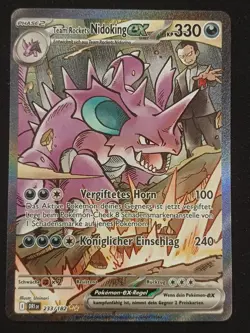 Team Rockets Nidoking Ex 233/182 - Ewige Rivalen Deutsch NM Pokemon - Image 1