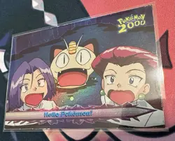 TOPPS Pokemon the Movie 2000 #56 - Hello Pokemon! (Rainbow holo) - Image 3