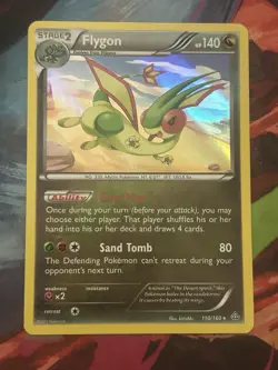 POKEMON Flygon 110/160 XY Primal Clash Set, HOLO RARE, NM Condition - Image 1