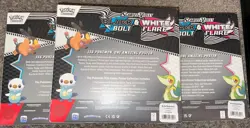Lot of 3 Pokemon TCG Unova Poster Collection Box Black Bolt & White Flare - Image 2