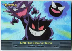 EP22 The Tower Of Terror Foil #144 Topps Blue Logo Series 2 Pokemon LP - Image 2