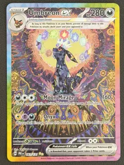 Umbreon ex 161/131 Pokemon Prismatic Evolutions SIR NM/M Pack Fresh - Image 1