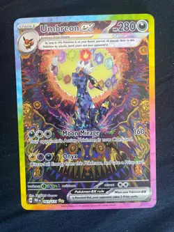 Pokemon Prismatic Evolutions Umbreon EX Sir SAR 161/131 TCG Card Near Mint Nm - Image 3