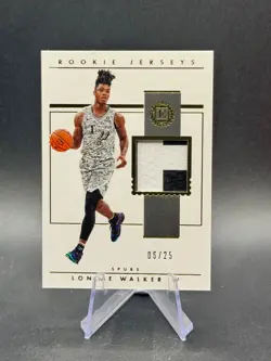 2018/19 Encased - Lonnie Walker IV 'Rookie Jerseys' - #RJ-LW - /25 - Image 1
