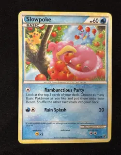 Pokemon TCG Slowpoke Undaunted 66/90 Regular Common - Image 1