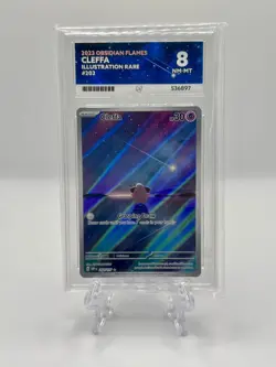 Pokemon TCG 2023 Obsidian Flames Cleffa Illustration Rare 202/197 Ace 8 - Image 2
