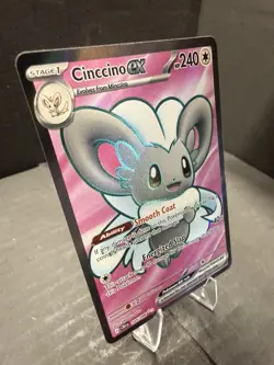 Cinccino ex 105/086 Me04: Chaos Rising Holo Ultra Rare Pokemon Near Mint - Image 2