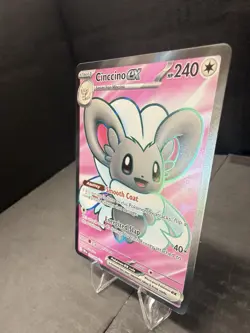 Cinccino ex 105/086 Me04: Chaos Rising Holo Ultra Rare Pokemon Near Mint - Image 3