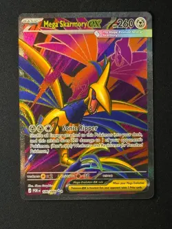 Mega Skarmory ex 106/088 Full Art Ultra Rare Perfect Order Pokemon NM - Image 1
