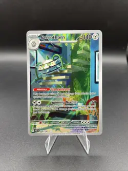 Ferrothorn 209/182 Holo Illustration Rare SV: Paradox Rift Pokemon - Image 1