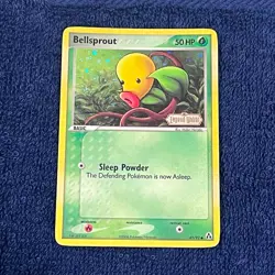 Nintendo Pokemon TCG Bellsprout 49/92 Legend Maker Reverse Holo English 2006 - Image 1