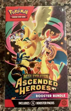 NEW POKEMON ASCENDED HEROES POKEMON TCG BOOSTER BUNDLE SEALED - Image 1