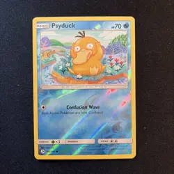 Psyduck Pokemon TCG 28/149 Sun & Moon Base Set Reverse Holo - Near Mint - Image 1