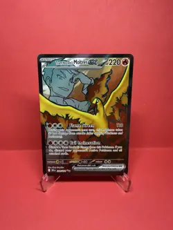 Pokemon TCG Team Rockets Moltres EX Full Art #208/182 Destined Rivals NM - Image 1