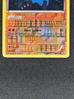 Lucario Reverse Holo 80/113 2013 Legendary Treasures Pokemon Card MP+ - Image 5