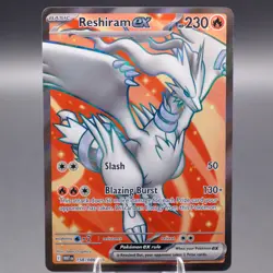 Reshiram ex - 158/086 Ultra Rare SV: White Flare Pokemon TCG NM - Image 1
