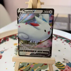 Pokemon Togekiss V Card TCG 140/185 - Vivid Voltage Rare Full Art Holo MINT 🔥 - Image 2