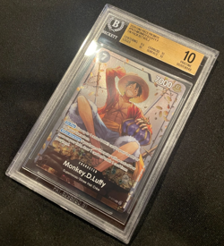 MONKEY.D.LUFFY - One Piece Tin Set 2 English Promo Card P 075 - BGS 10! - Image 1