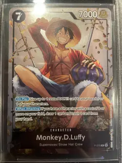 MONKEY.D.LUFFY - One Piece Tin Set 2 English Promo Card P 075 - BGS 10! - Image 3