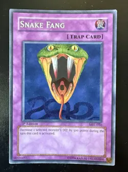 Snake Fang MRL-050 Yu-Gi-Oh! Card Light Play 1st Edition - Image 1