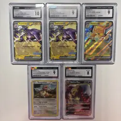 Pokemon Graded Cards Lot of 5 Slabs Grade (1) Grade 10 (3) Grade 9’s (1) Grade 8 - Image 1