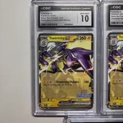 Pokemon Graded Cards Lot of 5 Slabs Grade (1) Grade 10 (3) Grade 9’s (1) Grade 8 - Image 2