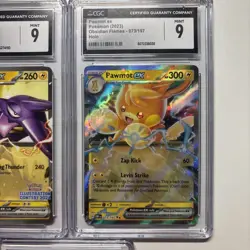 Pokemon Graded Cards Lot of 5 Slabs Grade (1) Grade 10 (3) Grade 9’s (1) Grade 8 - Image 4