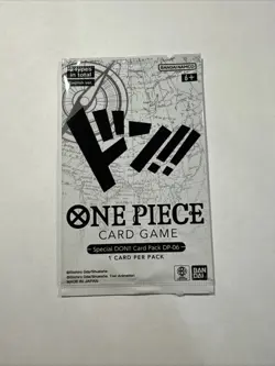 One Piece Card Game Special DON!! Card Factory Sealed Pack DP-06 Emperors - Image 1