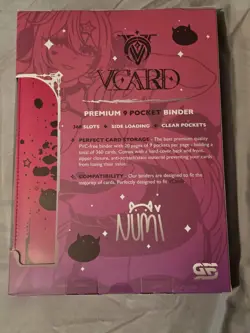 VCARD Gamersupps Premium 9-Pocket Card Binder Numi Edition Brand new - Image 3