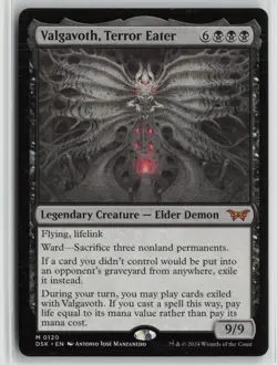 Valgavoth, Terror Eater LP 120 Duskmourn: House of Horror Magic: The Gathering - Image 1