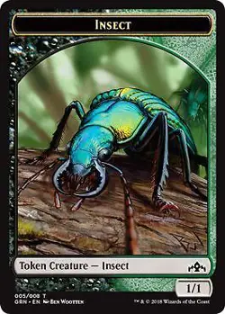 MTG Guilds of Ravnica - Insect 1/1 [Token] - Image 1