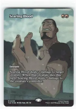Searing Blood (Borderless) 35 Avatar: The Last Airbender: Eternal-Legal NM M Foi - Image 1
