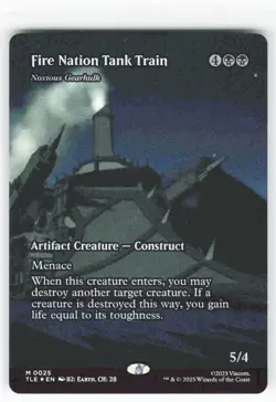 Fire Nation Tank Train - Noxious Gearhulk (Borderless) 25 Avatar: The Last Airbe - Image 1