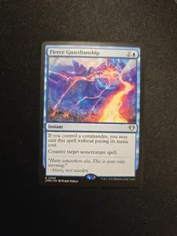 Wizards of the Coast Fierce Guardianship Commander 2020 NM - Image 1