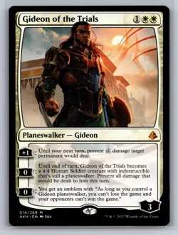 Gideon of the Trials 14 Mythic Amonkhet Magic: The Gathering Near Mint - Image 1
