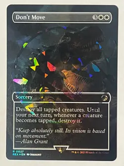 MTG Don't Move (EMBLEM) - REX 0027 - MINT - FREE SHIPPING - Image 1
