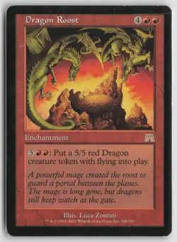 Dragon Roost Moderately Played 198 Onslaught MTG - Image 1