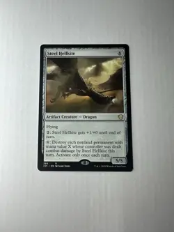 Steel Hellkite LP Commander 2021 Magic The Gathering Mtg Lightly Played Dragon - Image 1
