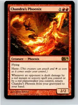 Magic the Gathering Chandra's Phoenix M14 Core Set 2014 MTG Free Shipping! - Image 1