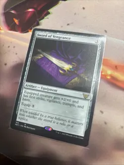Mtg Sword Of Vengeance - Commander Kamigawa Neon Dynasty + Bonus Foils - Image 1